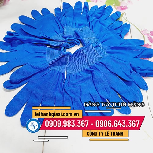 Găng tay thun mỏng giá sỉ nhà Lê Thanh Găng tay thun mỏng giá sỉ nhà Lê Thanh