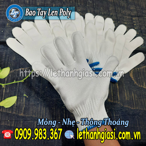 xưởng cung cấp găng tay len poly may sẵn giá sỉ len poly