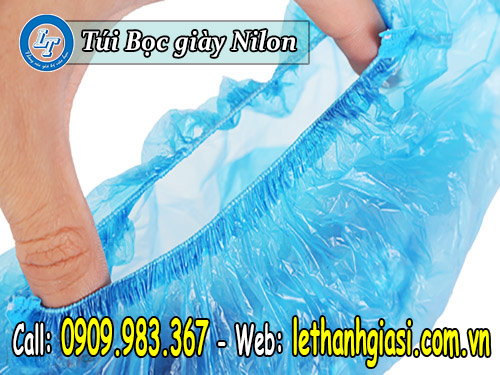 mua 100 túi bọc giày đi mưa nilon giá sỉ bao nhiêu túi bọc giày