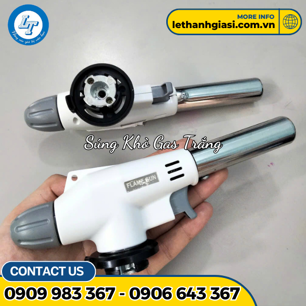 Đầu khò gas màu trắng Đầu khò gas màu trắng