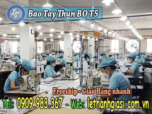 địa chỉ bán bao tay thun trắng bo t5 co giãn tại miền nam thun bo t5