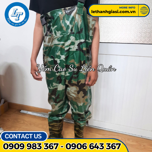 ủng yếm cao su liền quần rằn ri 4 ủng yếm cao su liền quần rằn ri 4