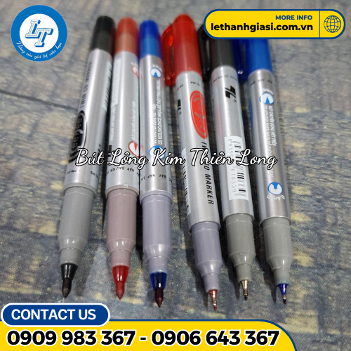 bút lông dầu kim Thiên Long 3 bút lông dầu kim Thiên Long 3