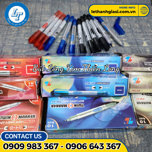 bút lông dầu kim Thiên Long 4 bút lông dầu kim Thiên Long 4