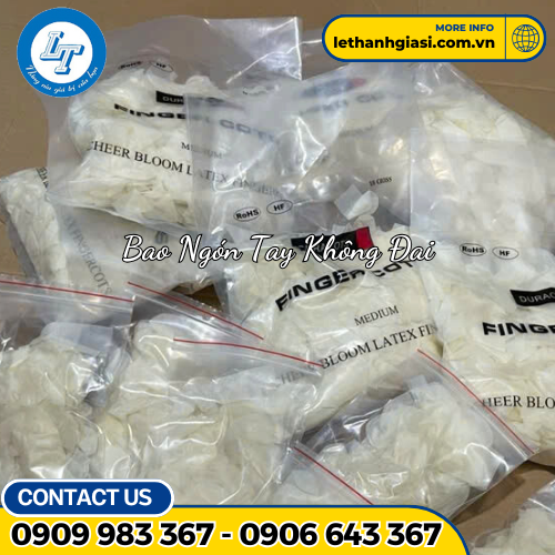 BAO NGÓN TAY CAO SU KHÔNG ĐAI 2 BAO NGÓN TAY CAO SU KHÔNG ĐAI 2