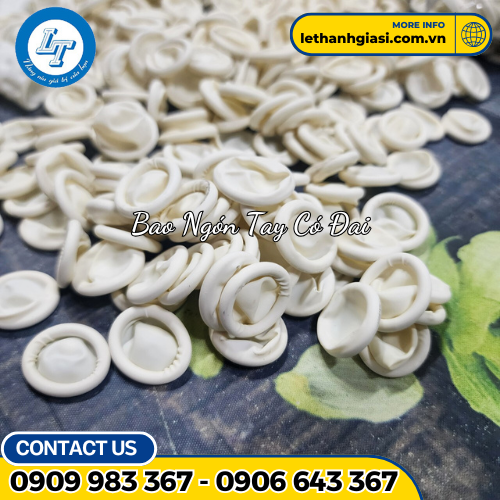 BAO NGÓN TAY CÓ ĐAI MÀU TRẮNG 2 BAO NGÓN TAY CÓ ĐAI MÀU TRẮNG 2