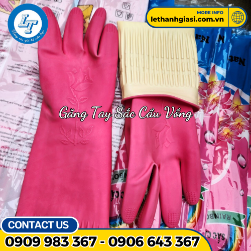 GĂNG TAY CAO SU SẮC CẦU VỒNG 1 GĂNG TAY CAO SU SẮC CẦU VỒNG 1