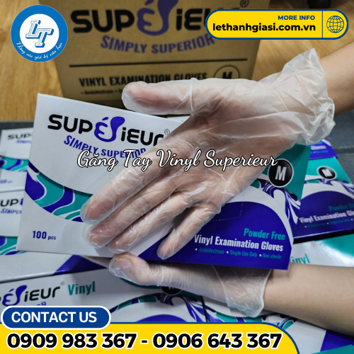 găng tay vinyl superieur 1 găng tay vinyl superieur 1