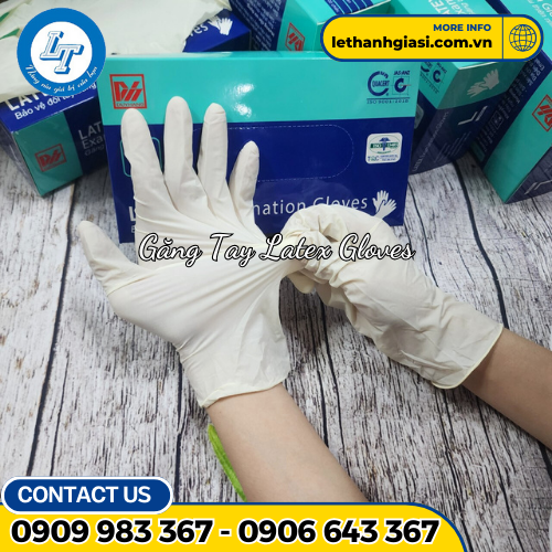 găng tay latex examination 2 găng tay latex examination 2