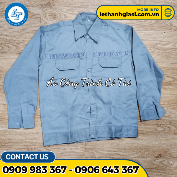 áo bảo hộ công trình có túi áo bảo hộ công trình có túi