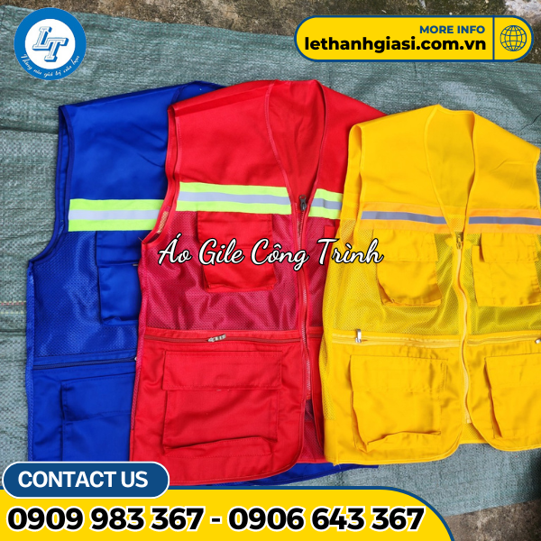 Áo gile công trình Áo gile công trình