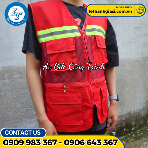 Áo gile công trình 1 Áo gile công trình 1