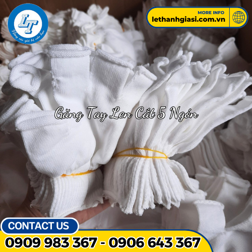 găng tay len cắt 5 ngón 3 găng tay len cắt 5 ngón 3