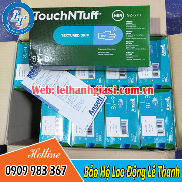 GĂNG TAY Y TẾ ANSELL 92 - 670 - lethanhgiasi.com.vn