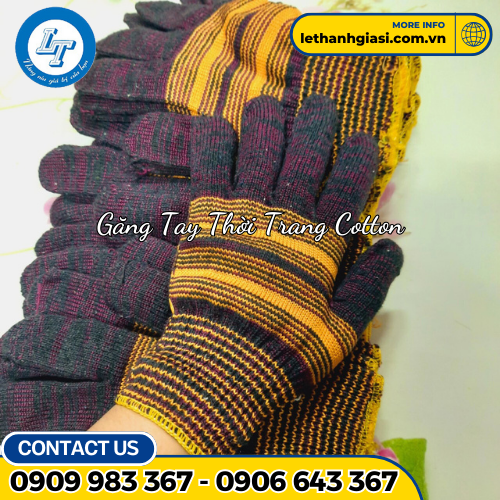 găng tay len thời trang cotton 2 găng tay len thời trang cotton 2