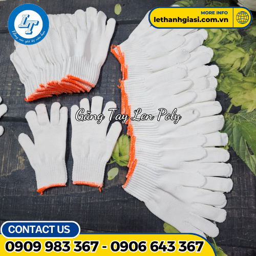 găng tay len poly 3 găng tay len poly 3