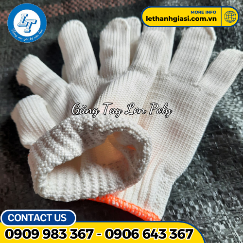 găng tay len poly 2 găng tay len poly 2