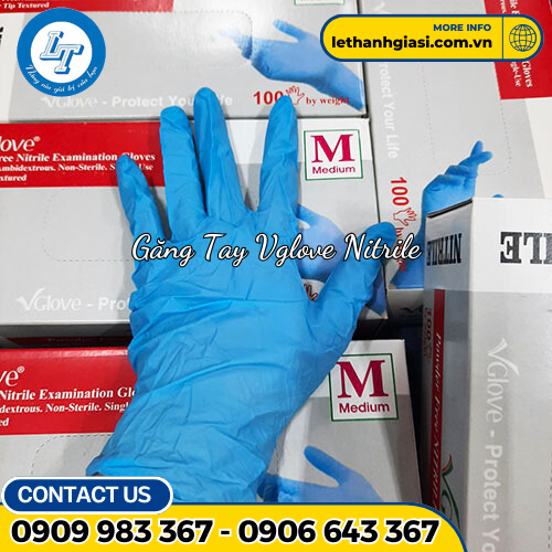 Găng tay y tế Vglove Nitrile 1 Găng tay y tế Vglove Nitrile 1