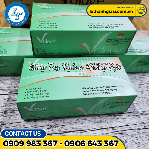 Găng tay y tế VGLOVE không bột 1 Găng tay y tế VGLOVE không bột 1