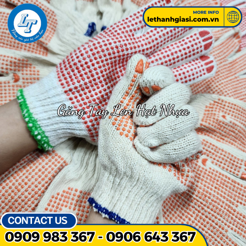 găng tay len phủ hạt nhựa 3 găng tay len phủ hạt nhựa 3