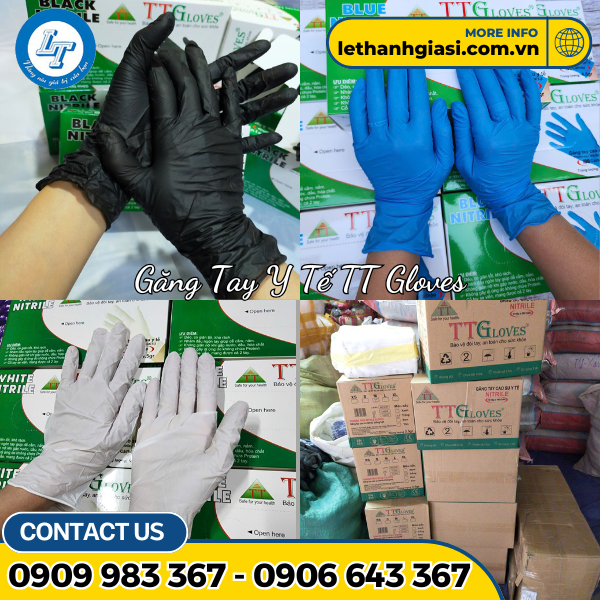 Găng tay y tế TT Gloves Găng tay y tế TT Gloves