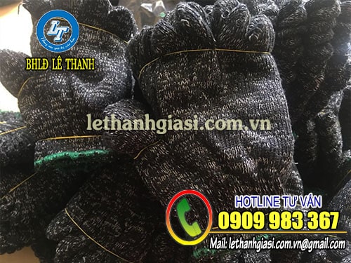 Cơ sở cắt may găng tay vải, bao tay len theo yêu cầu Găng tay len muối tiêu