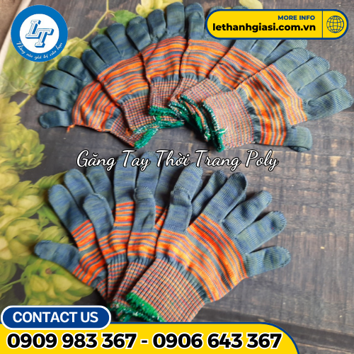 găng tay len thời trang poly 3 găng tay len thời trang poly 3