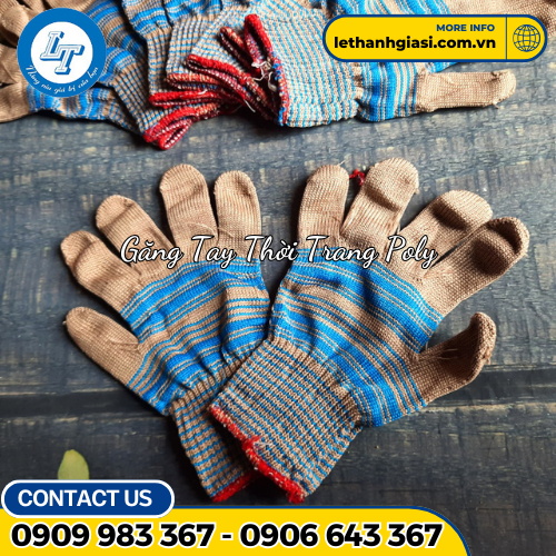 găng tay len thời trang poly 4 găng tay len thời trang poly 4
