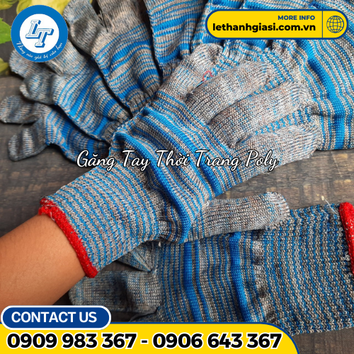 găng tay len thời trang poly găng tay len thời trang poly