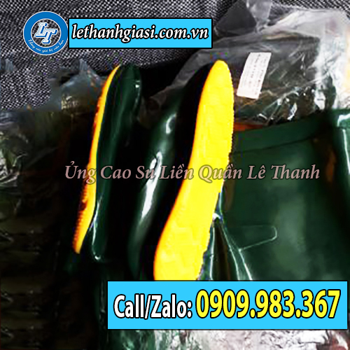 giá ủng liền quần cao su lội nước tại tp.hcm ủng liền quần