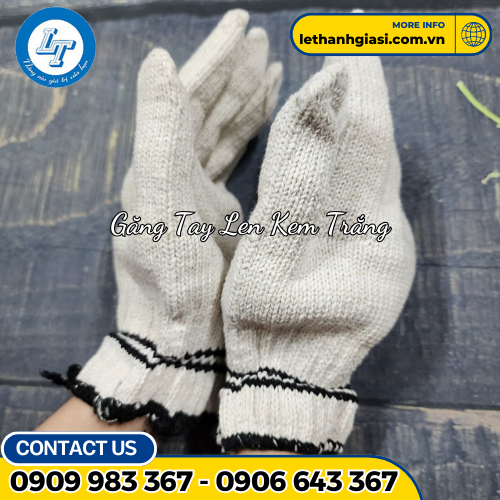 găng tay len kem trắng 1 găng tay len kem trắng 1
