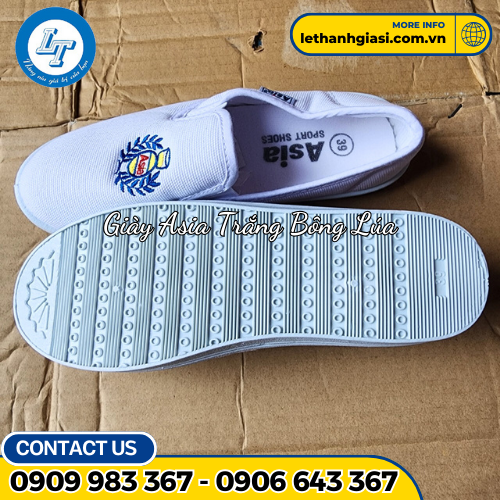 giày asia lười màu trắng 2 giày asia lười màu trắng 2
