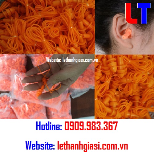 Nút nhét tai màu cam Nút nhét tai màu cam