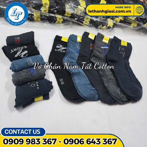 vớ tất nam dệt cotton cao cấp – bán sỉ - hỗ trợ giao nhanh 2 vớ tất nam dệt cotton cao cấp – bán sỉ - hỗ trợ giao nhanh 2