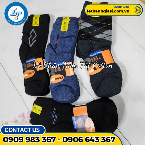 vớ tất nam dệt cotton cao cấp – bán sỉ - hỗ trợ giao nhanh 4 vớ tất nam dệt cotton cao cấp – bán sỉ - hỗ trợ giao nhanh 4