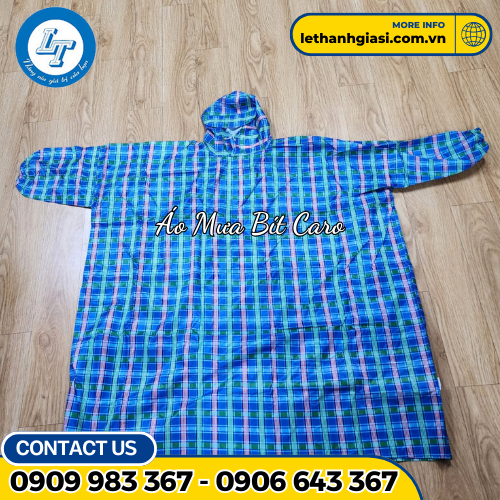 Áo mưa bít caro 1 Áo mưa bít caro 1