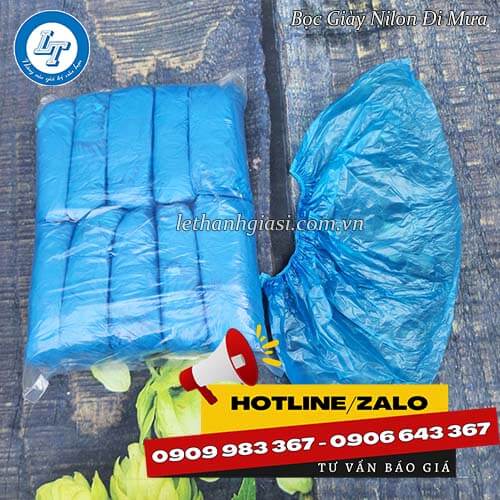 bọc giày nilon đi mưa giá sỉ dùng 1 lần 2 bọc giày nilon đi mưa giá sỉ dùng 1 lần 2