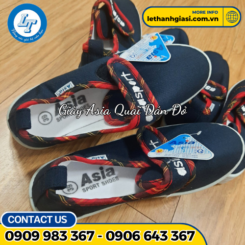 giày asia quai dán xanh đỏ 2 giày asia quai dán xanh đỏ 2