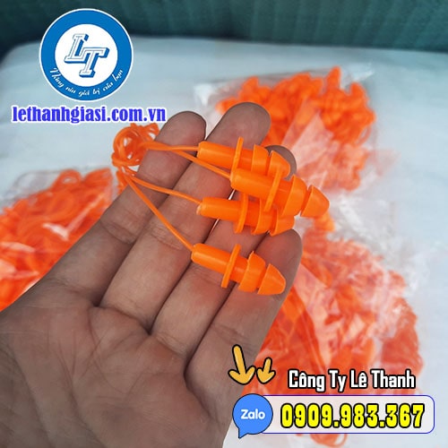 nút nhét tai chống ồn cam đóng gói dạng bịch 20 cặp nút nhét tai chống ồn cam đóng gói dạng bịch 20 cặp