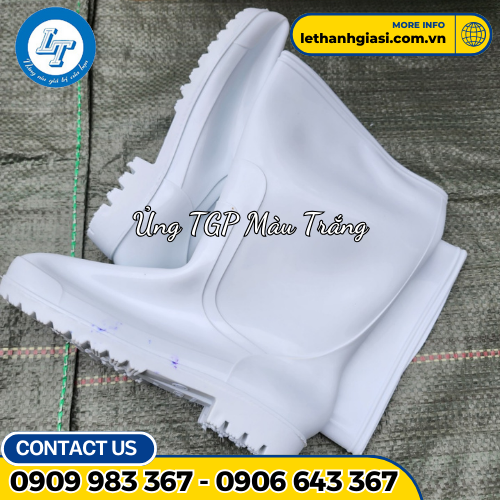 ủng nhựa tgp màu trắng 1 ủng nhựa tgp màu trắng 1