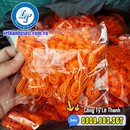 nút nhét tai chống ồn cam đóng gói dạng bịch 20 cặp nút nhét tai chống ồn cam đóng gói dạng bịch 20 cặp