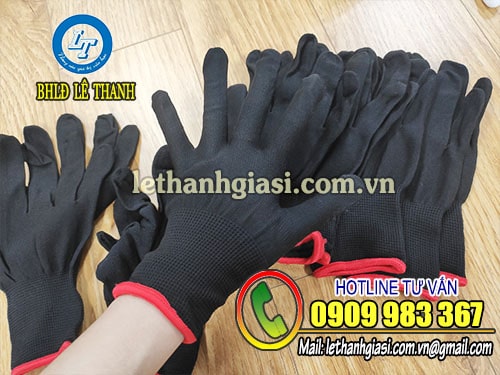 Cơ sở cắt may găng tay vải, bao tay len theo yêu cầu Găng tay vải mỏng