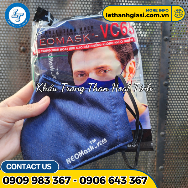 Khẩu trang than VC65 Khẩu trang than VC65