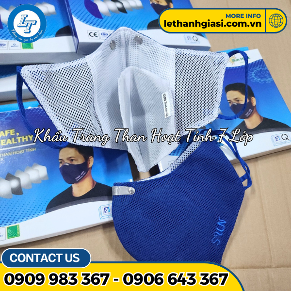 Khẩu trang than hoạt tính H95 Khẩu trang than hoạt tính H95