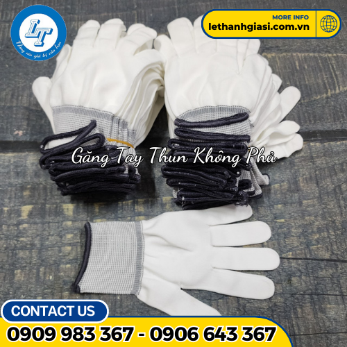 găng tay thun không phủ viền đen 1 găng tay thun không phủ viền đen 1