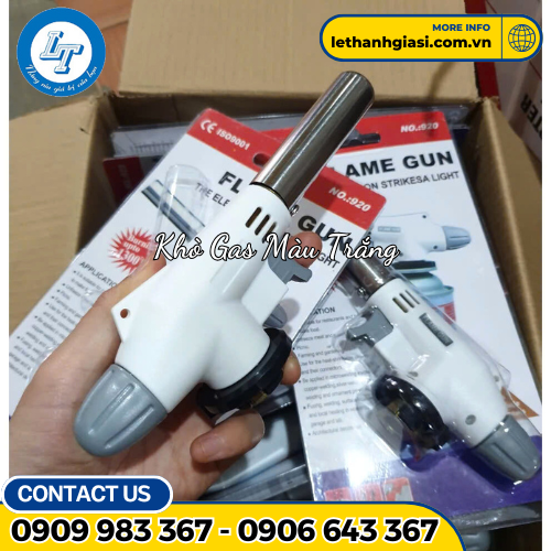 Đầu khò gas màu trắng 3 Đầu khò gas màu trắng 3