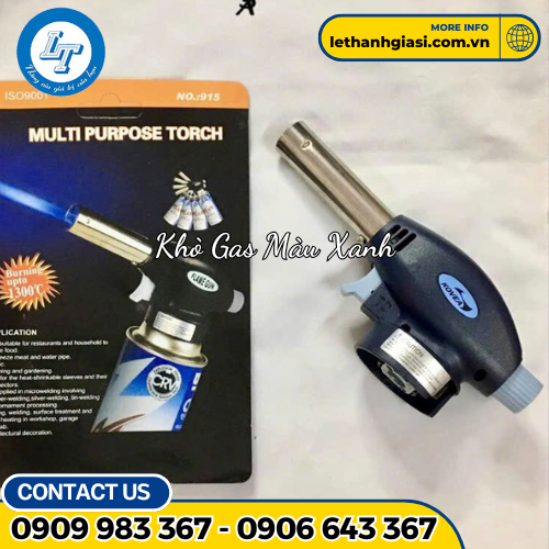 Đầu khò gas màu xanh 2 Đầu khò gas màu xanh 2