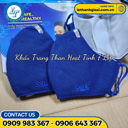 Khẩu trang than hoạt tính H95 2 Khẩu trang than hoạt tính H95 2