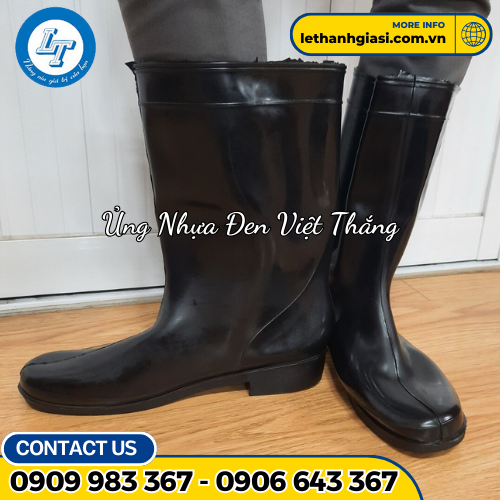ủng nhựa đen việt thắng 1 ủng nhựa đen việt thắng 1
