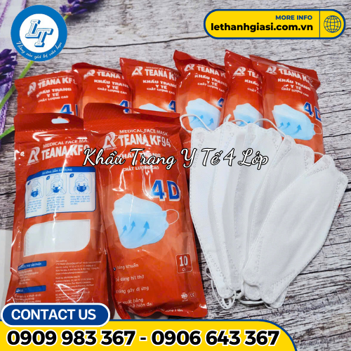Khẩu trang y tế 4 lớp 1 Khẩu trang y tế 4 lớp 1